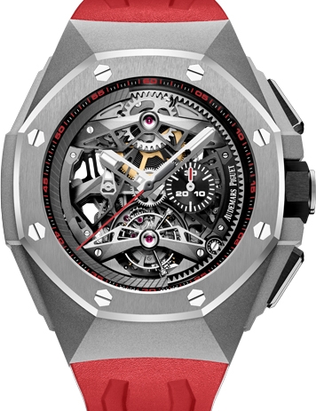 Audemars Piguet Replica 26587TI.OO.D067CA.01 Tourbillon Chronograph Openworked Selfwinding watch (image for) Audemars Piguet Replica 26587TI.OO.D067CA.01 Tourbillon Chronograph Openworked Selfwinding watch